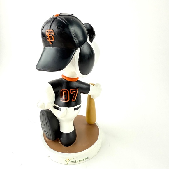 San Francisco Giants Baseball Vintage "Joe Cool" Snoopy 2007 Bobblehead - Picture 2 of 6